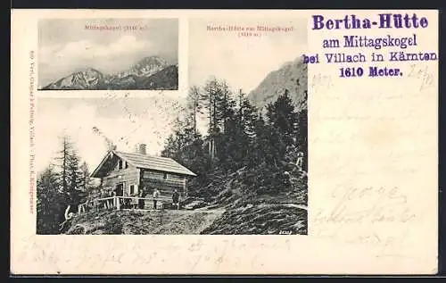 AK Bertha-Hütte, Berghütte am Mittagskogel