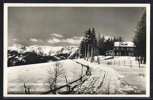 AK Speckbacherhütte auf dem Kreuzberg im Winter