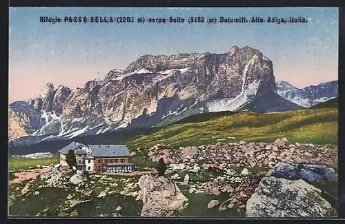 AK Rifugio Passo Sella verso Sella