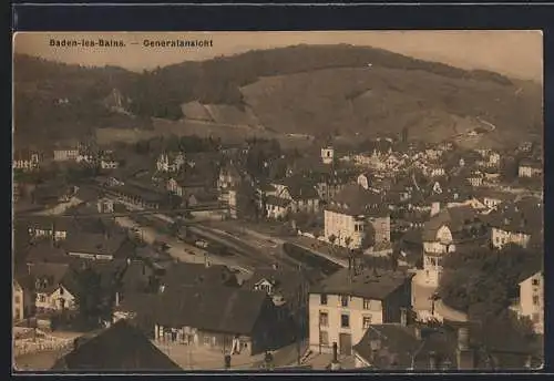 AK Baden-les-Bains, Gesamtansicht