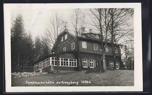 AK Speckbacherhütte, Berghütte am Kreuzberg