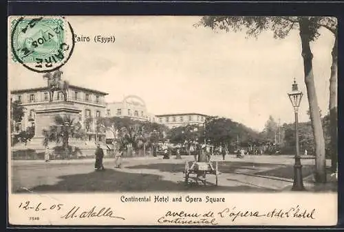 AK Cairo, Continental Hotel and Opera Square