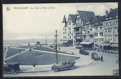 AK Knocke-Zoute, Place Albert et hôtels du Zoute