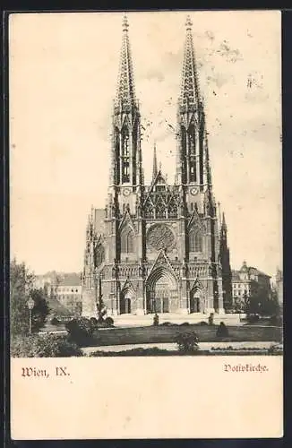 AK Wien, Blick auf die Votivkirche