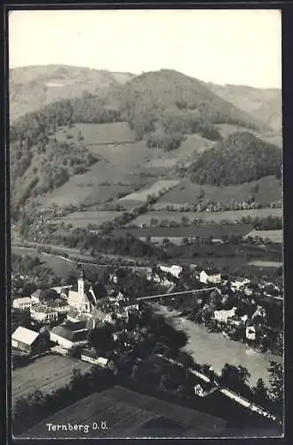 AK Ternberg /O. Ö., Teilansicht aus der Vogelschau