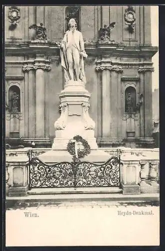 AK Wien, Blick auf das Heydn-Denkmal