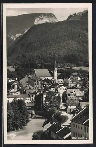 AK Bad Ischl, Teilansicht der Ortschaft