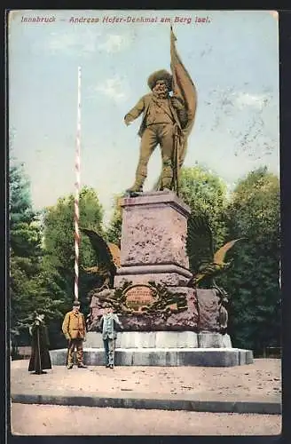 AK Innsbruck, Andreas Hofer-Denkmal am Berg Isel