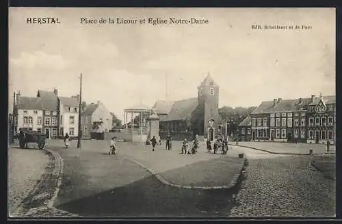 AK Herstal, Place de la Licour et Eglise Notre-Dame