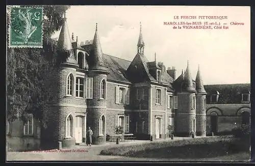 AK Marolles-les-Buis, Château de la Vignardière, Côté Est