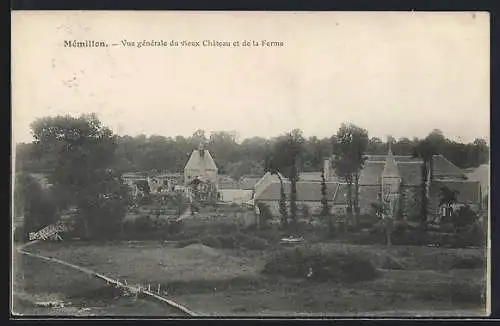 AK Mémillon, Vue générale du vieux Château et de la Ferme