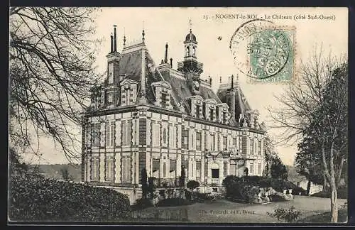 AK Nogent-le-Roi, Le Château (côté Sud-Ouest)