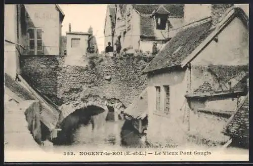 AK Nogent-le-Roi, Le Vieux Pont Saugis