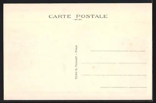 AK Jouy, La Route de Maintenon, Vue prise au vieux Moulin de Soulaires