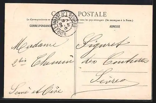 AK Dreux, Le Château de Boullay-Thierry, vue sur les fossés