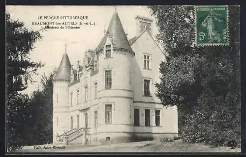 AK Beaumont-les-Autels, Château de l`Ozanne