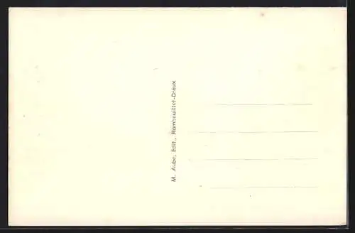 AK Beaumont-les-Autels, Carrefour des routes de Brou et Authon-du-Perche