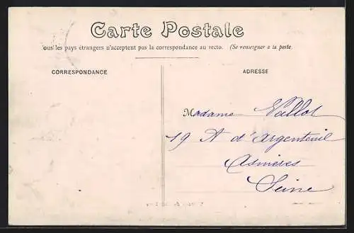 AK Mémillon, Château élégant entouré de jardins fleuris