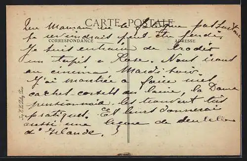 AK Bonneval, Fossés Saint-Jacques et vue sur l`église