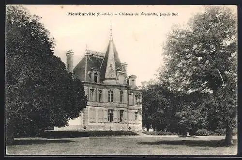 AK Montbarville, Château de Vrainville, facade Sud