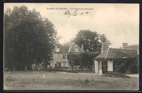 AK Brezolles, Le Château du Boissard et ses jardins verdoyants