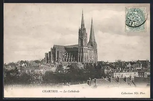 AK Chartres, La Cathédrale