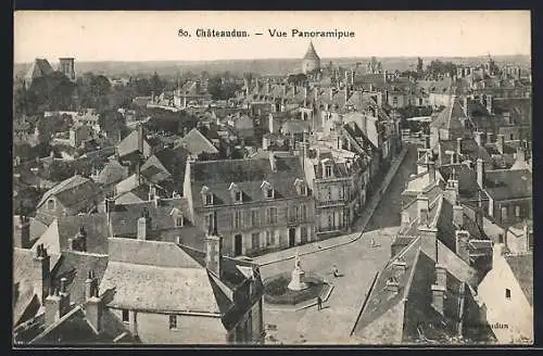 AK Châteaudun, Vue panoramique