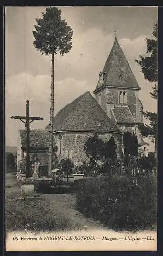 AK Margon, L`Église et le cimetière adjacents