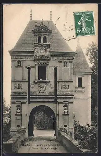 AK Fraze, Ferme du Grand Cortil, Portail du XVe siècle