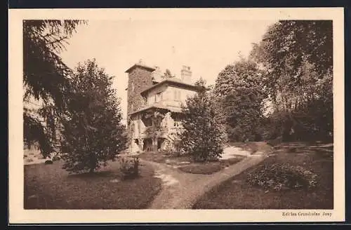 AK Jouy, La Chintraie et jardin environnant