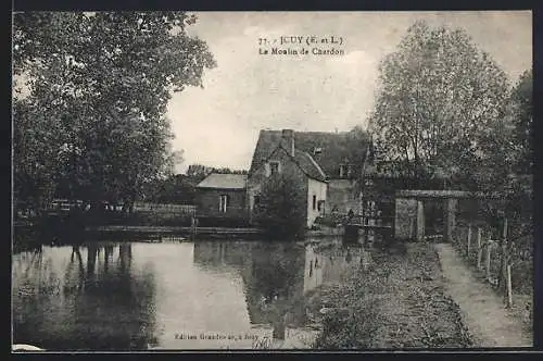 AK Jouy, Le Moulin de Chardon et son étang paisible