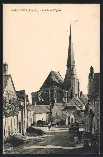 AK Gallardon, Abside de l`église