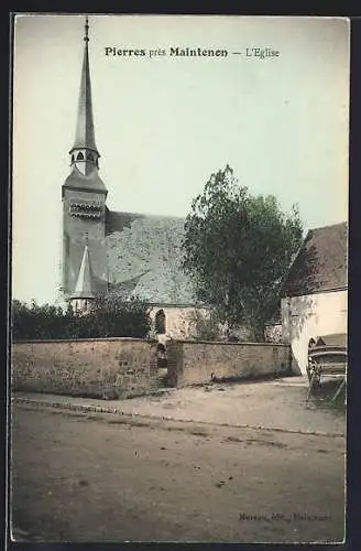 AK Pierres près Maintenon, L`Église