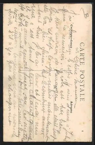 AK Toury, Lemartin salue le Monument Blériot en 1911