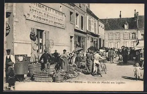 AK Brou, Un coin du Marché aux Légumes