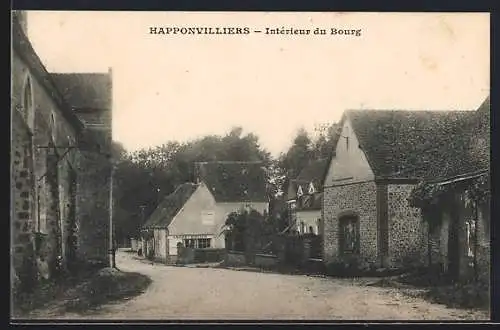 AK Happonvilliers, Intérieur du Bourg