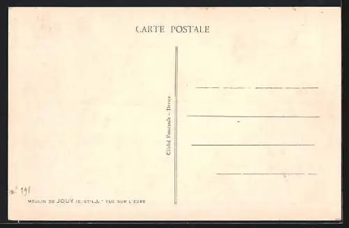 AK Jouy, Moulin de Jouy et vue sur l`Eure