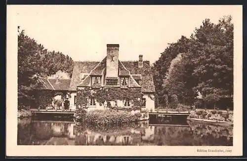 AK Jouy, Moulin de la Roche et son reflet dans l`eau