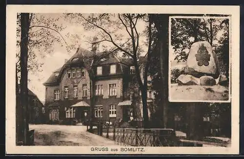 AK Bomlitz, Schloss-Gut mit Denkmal