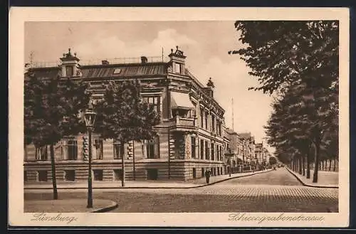 AK Lüneburg, Partie in der Schiessgrabenstrasse