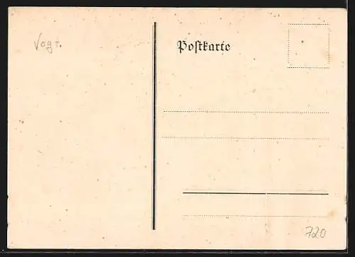 Künstler-AK Wehrsdorf, Schulfest 1929, Kinder mit Laternen bei einer Parade