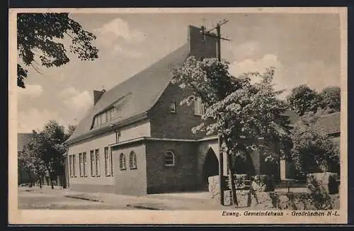 AK Grossräschen /N.-L., Evang. Gemeindehaus