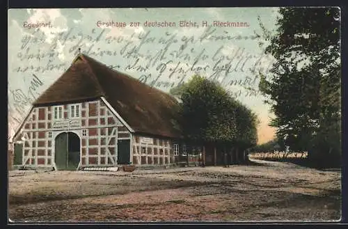 AK Egestorf / Nordheide, Gasthaus zur deutschen Eiche, Bes. H. Rieckmann