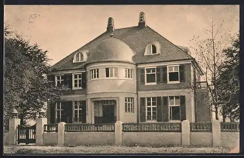 AK Barmen, Villa in der Hohenstaufenstrasse 20