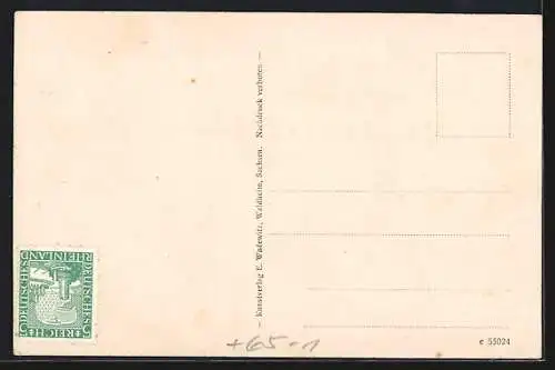 AK Erlau /Sachsen, Etablissement Kaiserhof, Bahnhof, Kirche, Schule