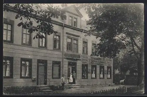 AK Hilbersdorf / Freiberg, Gasthaus Grüne Linde