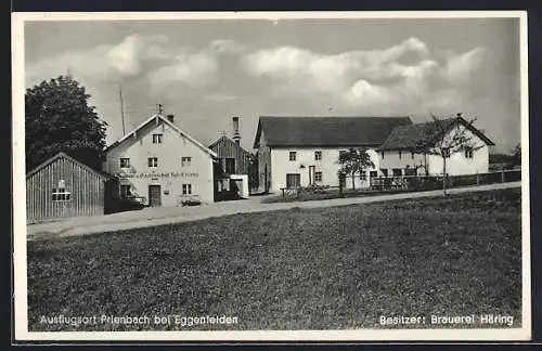 AK Prienbach bei Eggenfelden, Brauerei und Gasthaus von Rudolf Häring