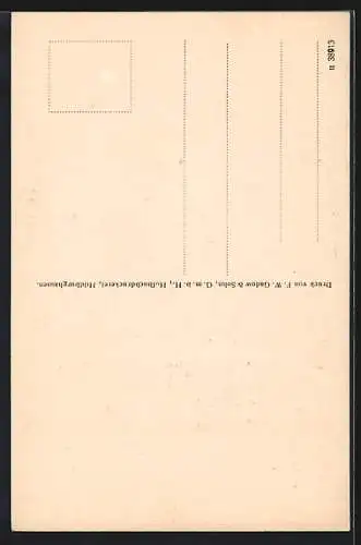 Künstler-AK Hildburghausen, Festpostkarte zum 600 jähr. Stadtjubiläum 1324-1924, nackte Figuren an einem Wappen