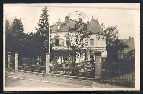 Foto-AK Erfurt, Villa in der Parkstrasse 4