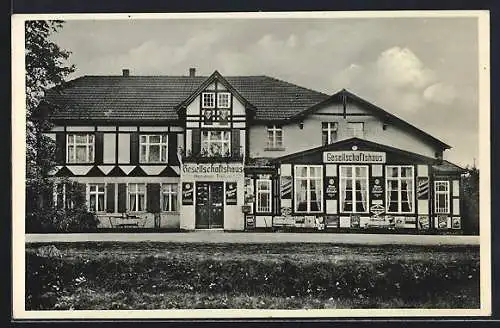 AK Quitzow bei Perleberg, Gasthof Gesellschaftshaus Hermann Tretow